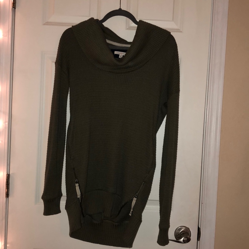 Pure + Good brand, cowl neck, long sweater